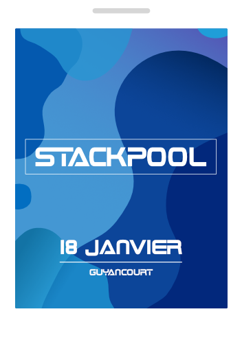 Affiche communication Stackpool